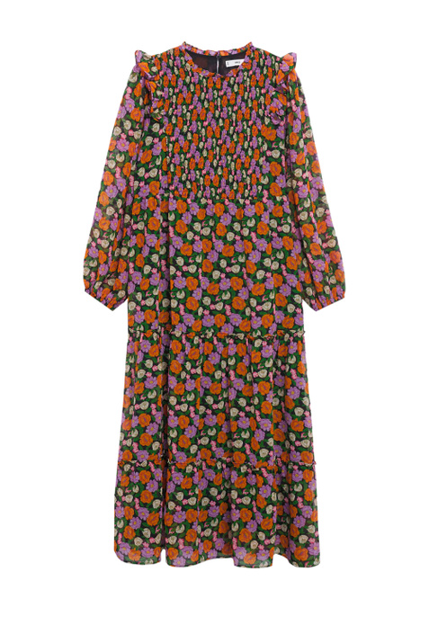 Mango Платье MARGOT с принтом и рукавами-фонариками ( цвет), артикул 17043787 | Фото 1