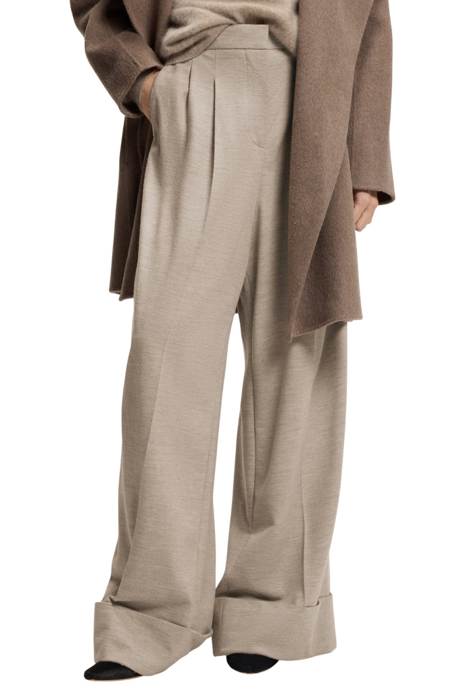 Женский BOSS Брюки Taniada из шерсти (цвет ), артикул 50550804 | Фото 3