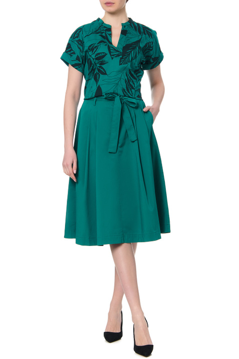 Gerry Weber Однотонная расклешенная юбка ( цвет), артикул 710005-31251 | Фото 3