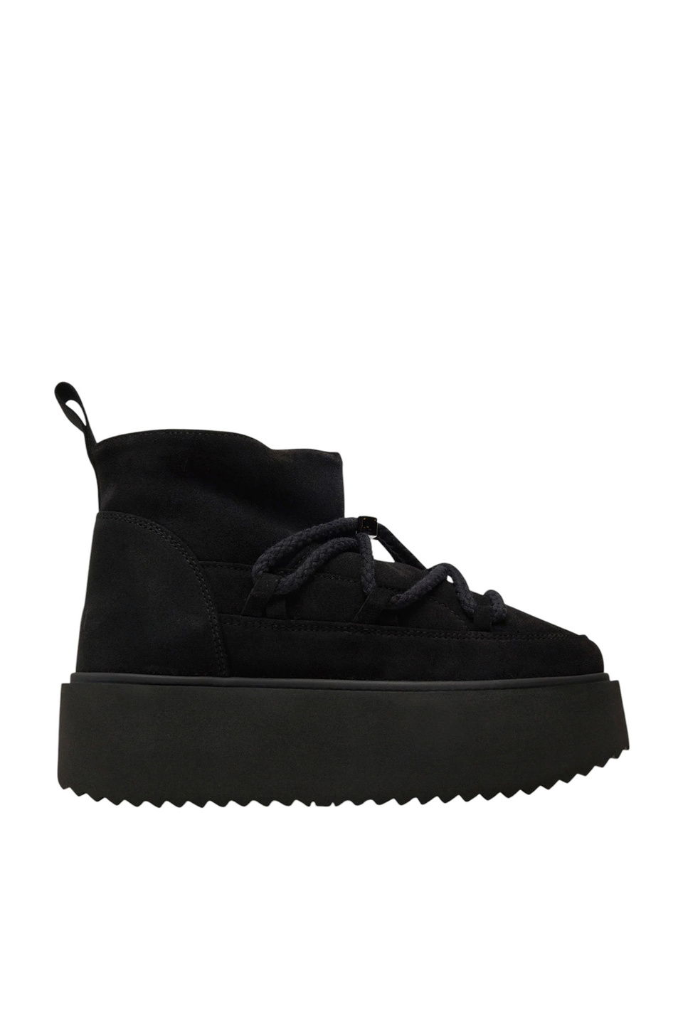 Женский Inuikii Ботинки CLASSIC LOW PLATFORM из натуральной замши (цвет ), артикул 75204-004 | Фото 1