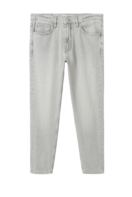 Укороченные джинсы BEN с зауженным кроем|Основной цвет:Серый|Артикул:27004393 | Фото 1
