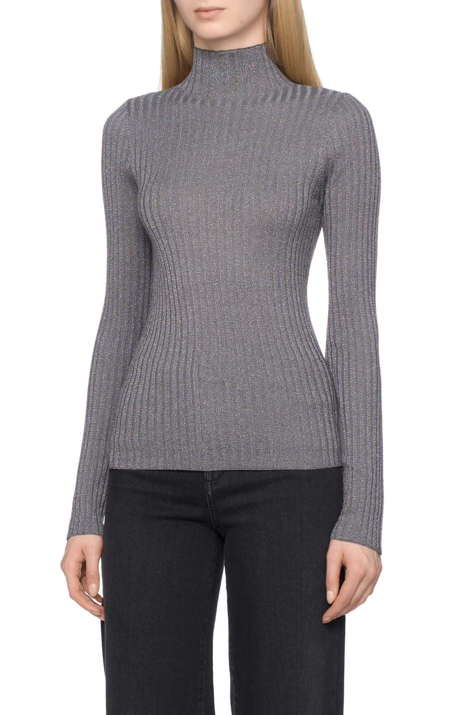 Женский Liu Jo Водолазка с люрексом (цвет ), артикул MF5389MS46J | Фото 4