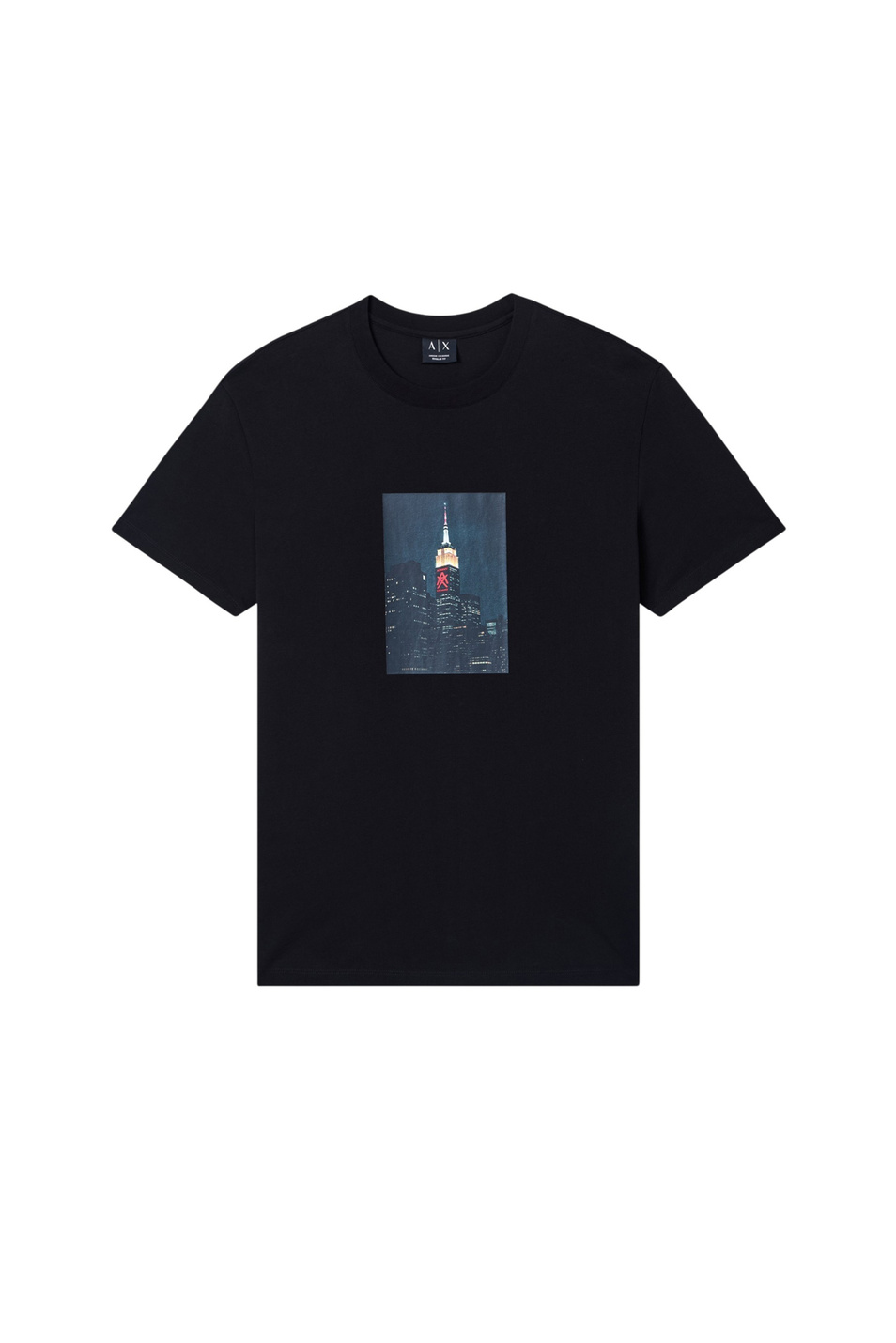 Мужской Armani Exchange Футболка из хлопка с принтом (цвет ), артикул XM002214-AF10356 | Фото 1