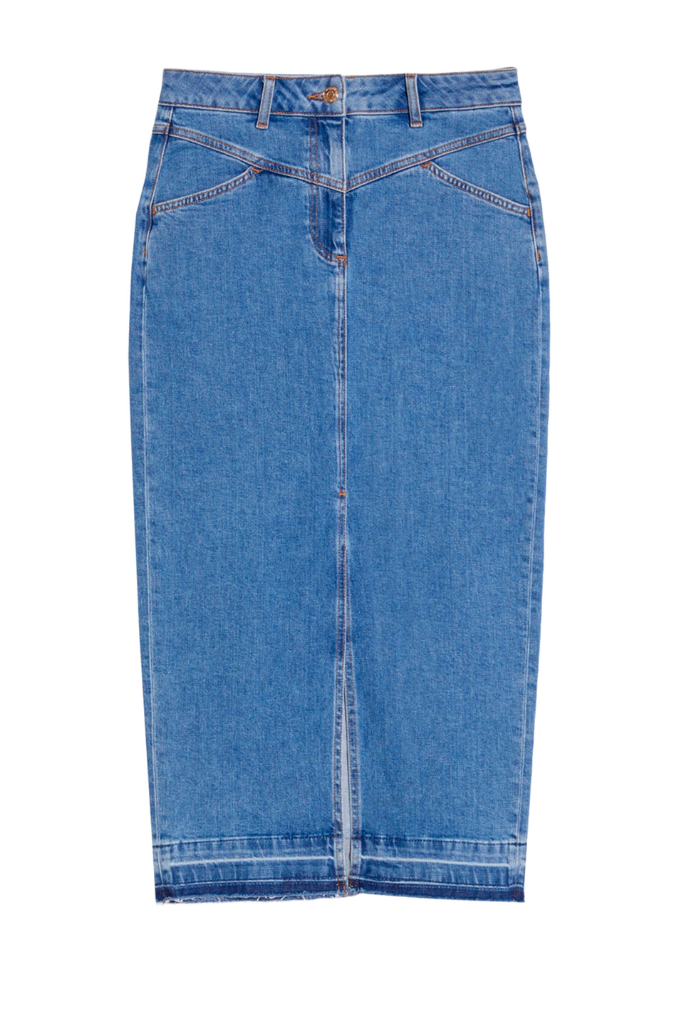 Женский Pennyblack Юбка CORSICA джинсовая из эластичного хлопка (цвет ), артикул 2411101044 | Фото 1
