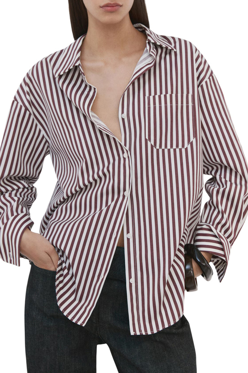 Женский Mango Рубашка FONTANA с принтом (цвет ), артикул 27075821 | Фото 3