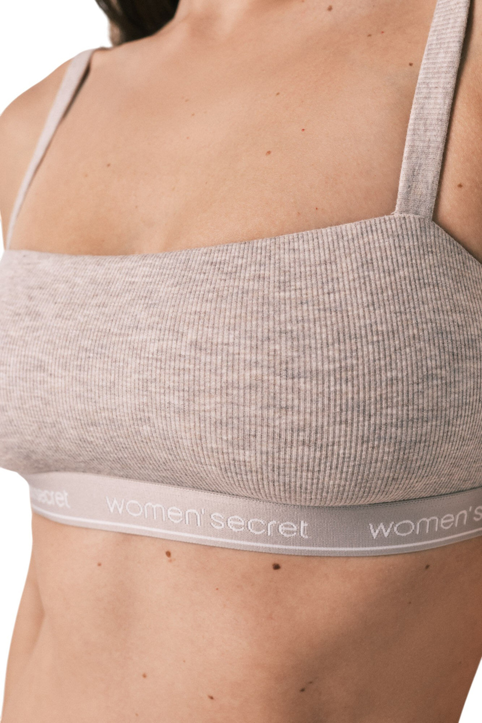 Женский Women'secret Бюстгальтер-топ в рубчик (цвет ), артикул 5053889 | Фото 4