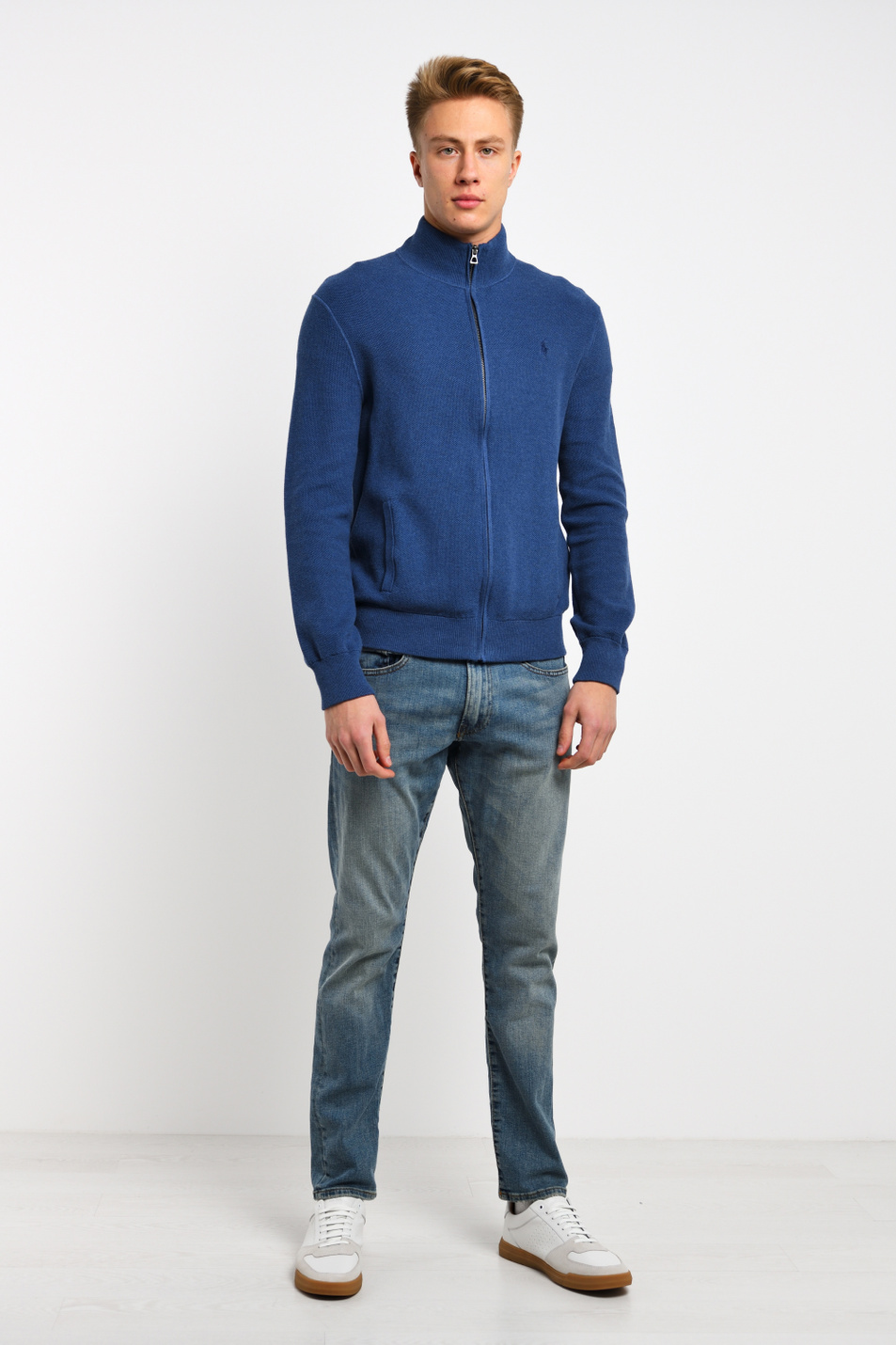 Мужской Polo Ralph Lauren Кардиган из натурального хлопка на молнии (цвет ), артикул 710692706005 | Фото 2