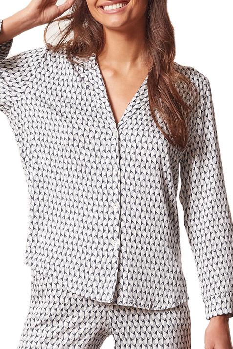 Etam Атласная рубашка CIRCLE с принтом ( цвет), артикул 6529788 | Фото 1