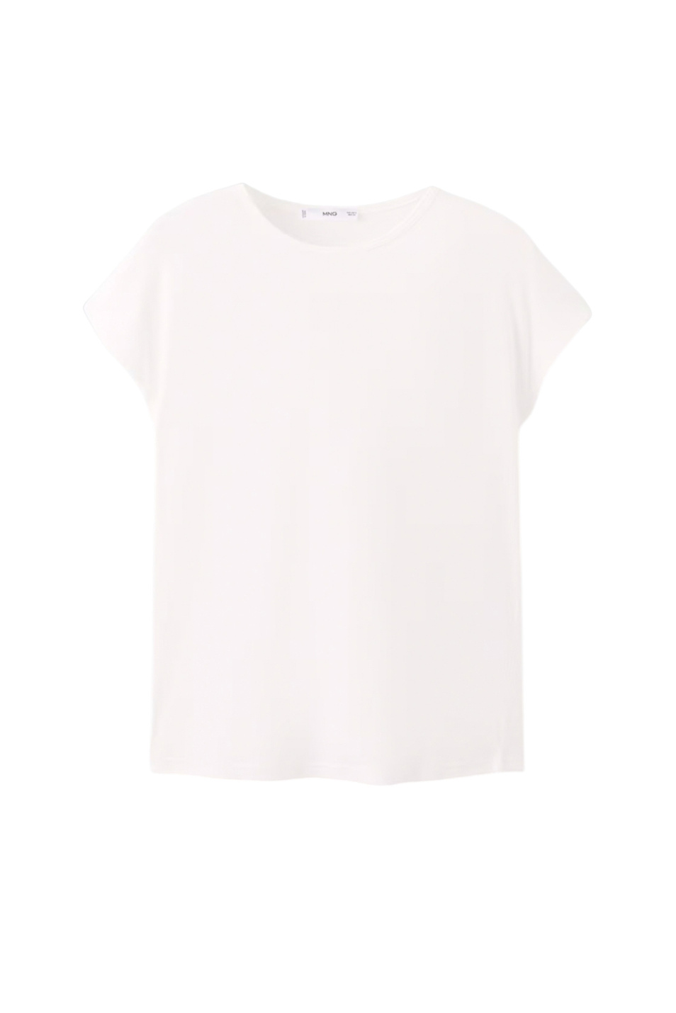 Женский Mango Футболка ZANI однотонная (цвет ), артикул 27007805 | Фото 1