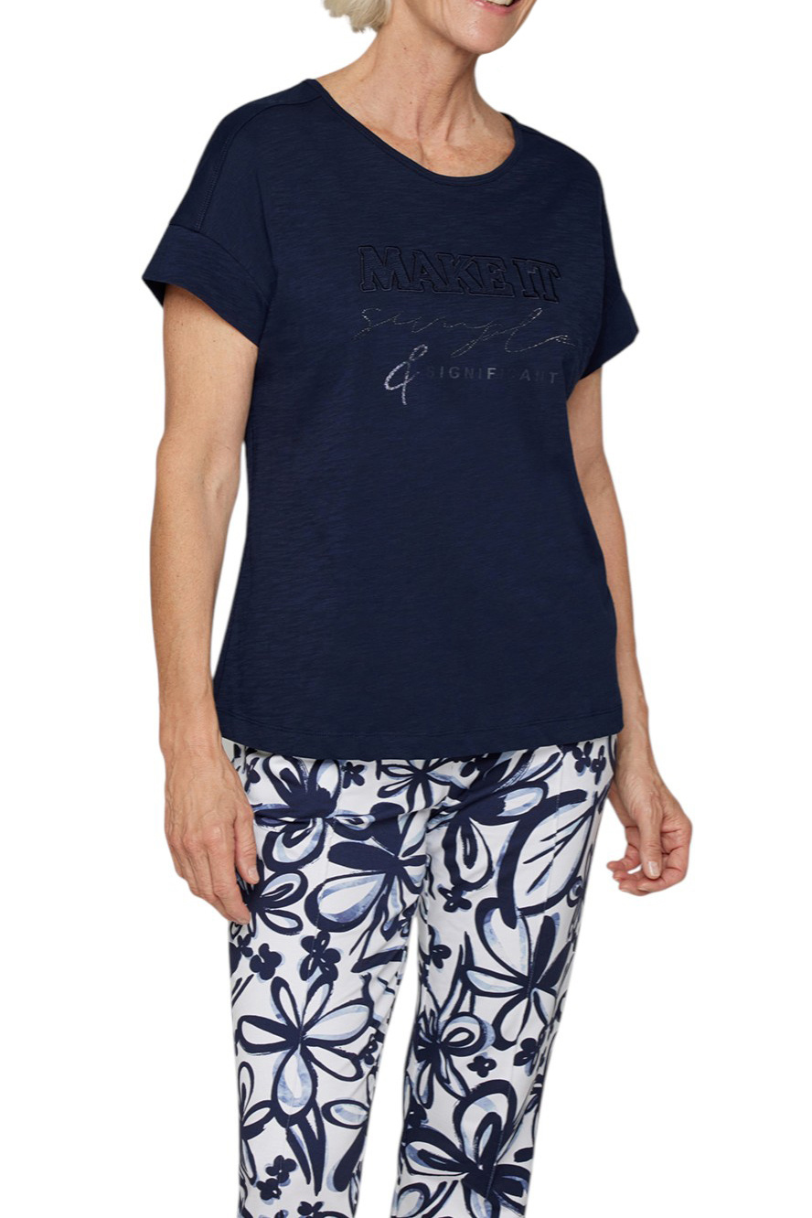 Женский Rabe Футболка из хлопка (цвет ), артикул 54-223301 | Фото 4