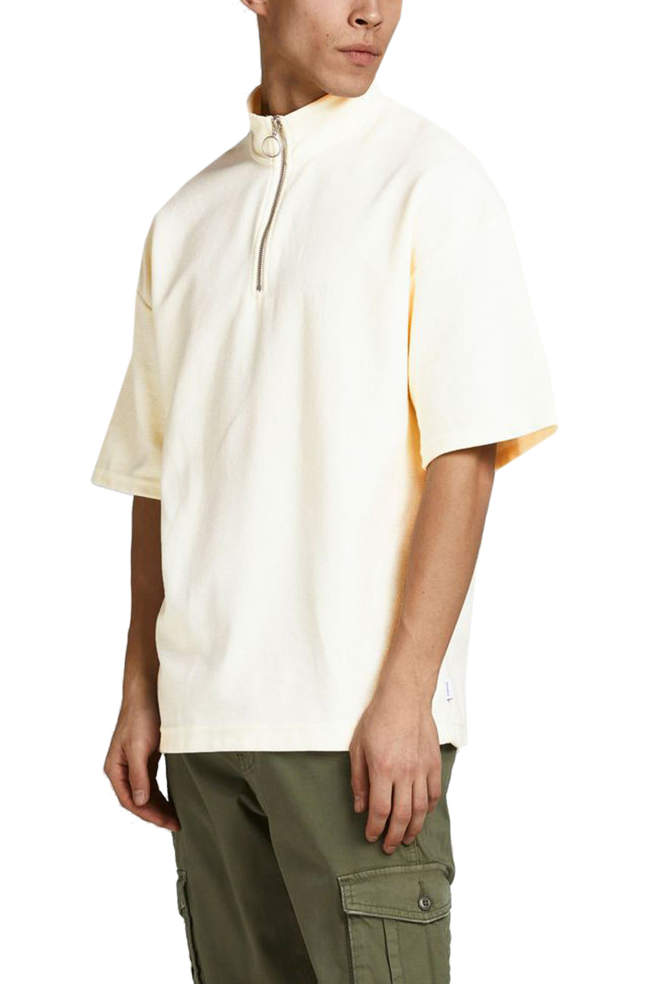 Jack & Jones Спортивная футболка с высоким воротником на молнии (цвет ), артикул 12189578 | Фото 3