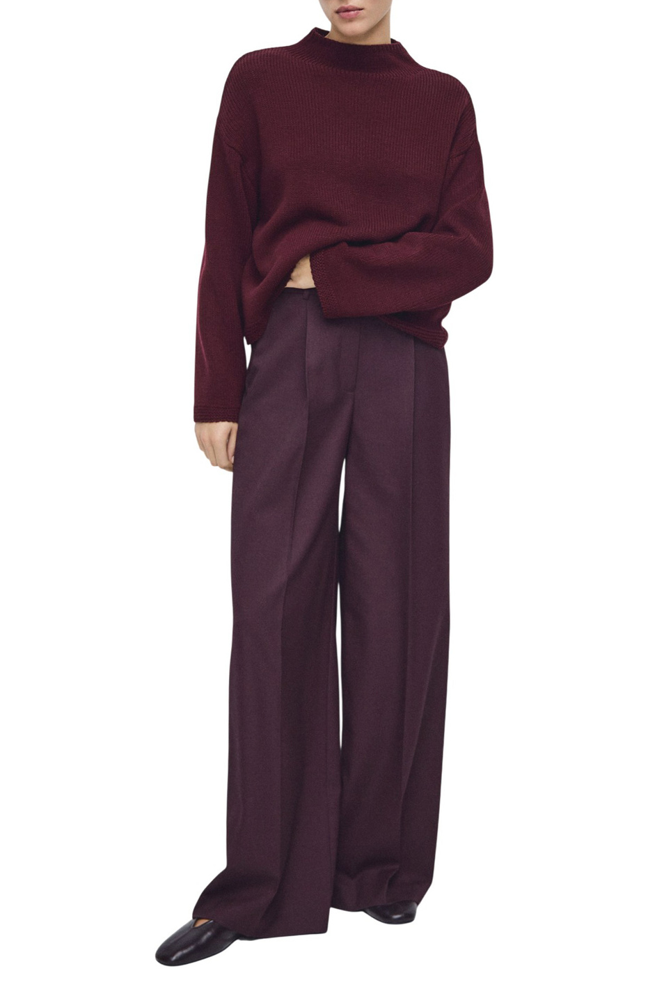 Женский Mango Свитер SLICE однотонный (цвет ), артикул 27011316 | Фото 2