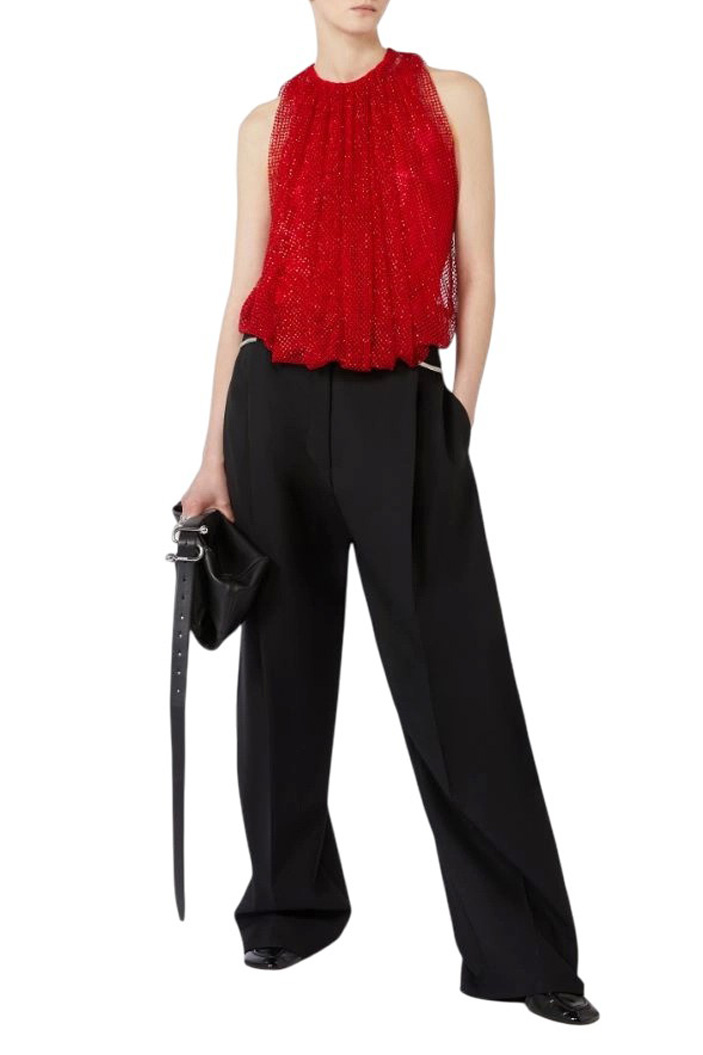 Женский Sportmax Топ NODO со стразами (цвет ), артикул 2612941061 | Фото 2