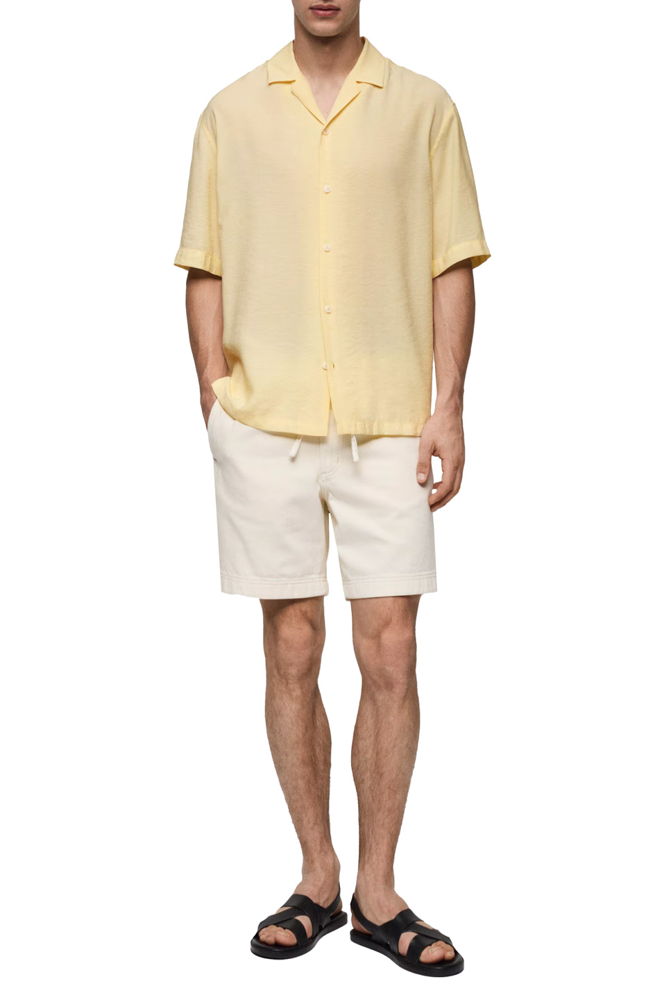 Мужской Mango Man Рубашка PISCINA с коротким рукавом (цвет ), артикул 67097709 | Фото 2