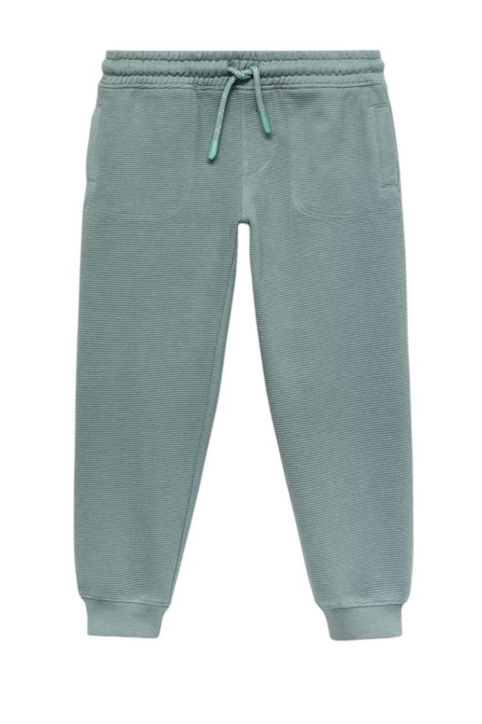 Малышам мальчикам Mango Kids Джоггеры OTTOMANO из хлопка (цвет ), артикул 77087672 | Фото 1