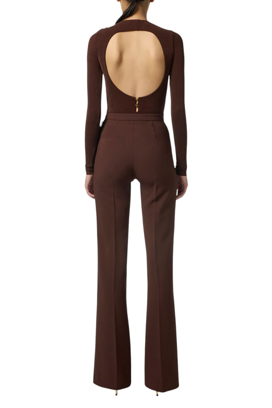Женский Elisabetta Franchi Брюки однотонные (цвет ), артикул PA12156E2 | Фото 4