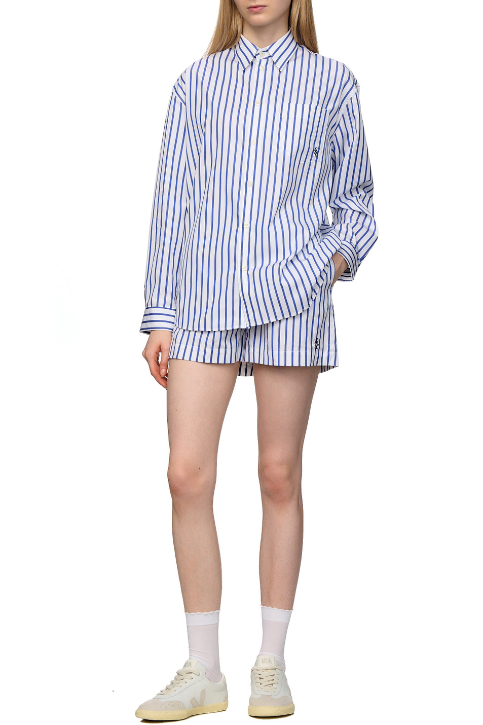 Женский Sporty & Rich Рубашка в полоску (цвет ), артикул SI006S408SN | Фото 3