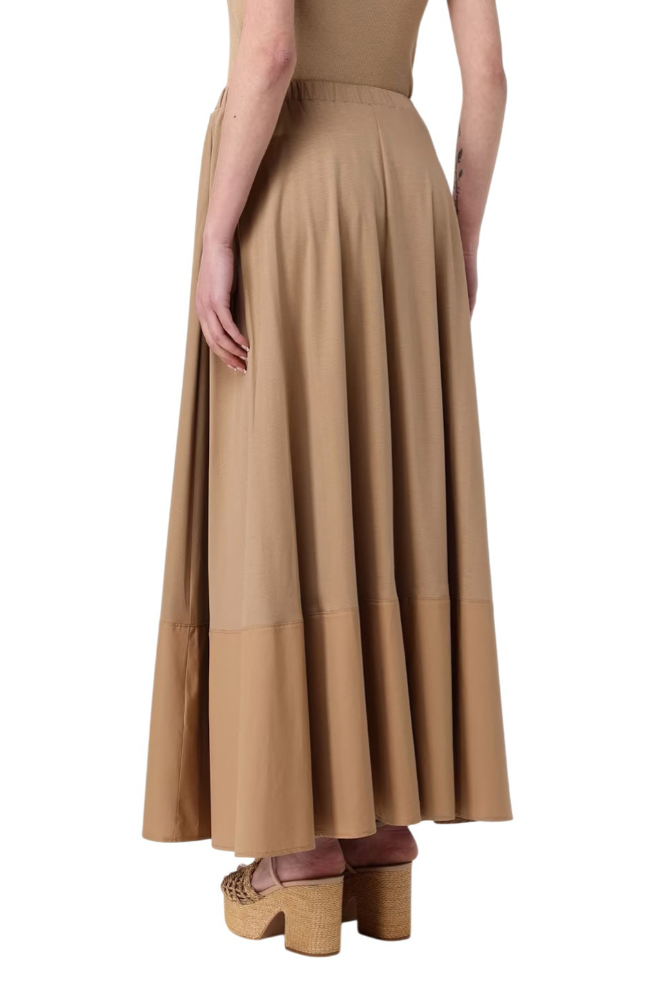 Женский Max Mara Юбка RIBES из смесового хлопка (цвет ), артикул 2616771018 | Фото 5