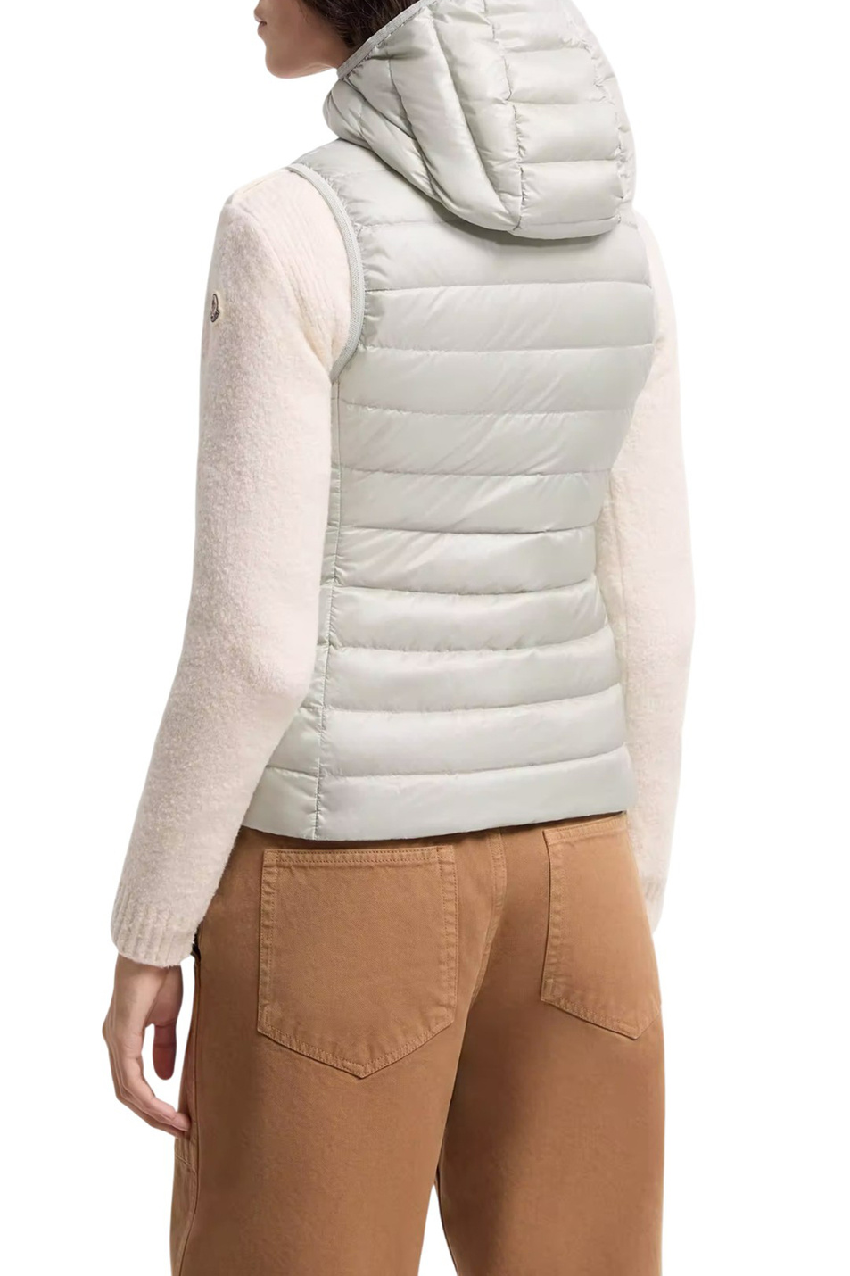 Женский Moncler Жилет GLYGOSSE с пуховым наполнителем (цвет ), артикул L10931A00098-597YG | Фото 4