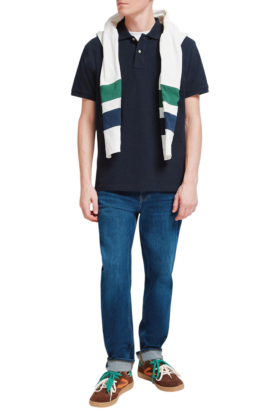 Мужской Springfield Поло из хлопка (цвет ), артикул 8551105 | Фото 2