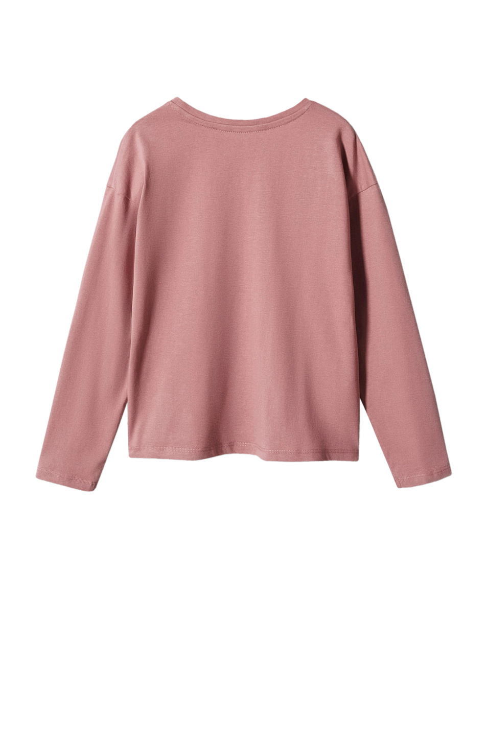 Девочкам Mango Kids Лонгслив CIELO из хлопка с пайетками (цвет ), артикул 47013273 | Фото 2
