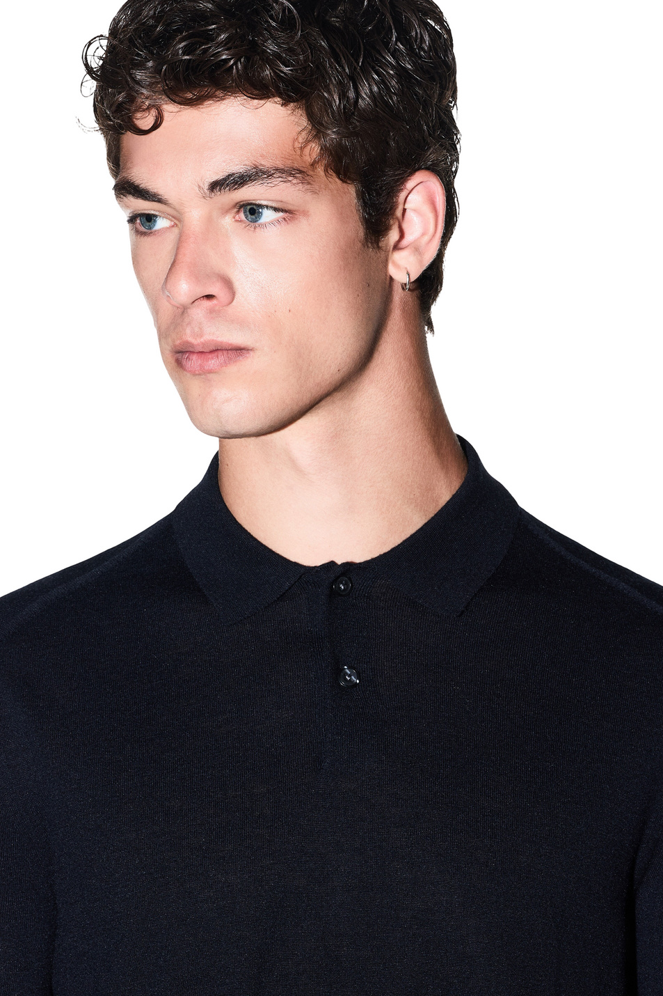 Мужской Armani Exchange Джемпер-поло из смесового лиоцелла (цвет ), артикул XM003569-AF28778 | Фото 6