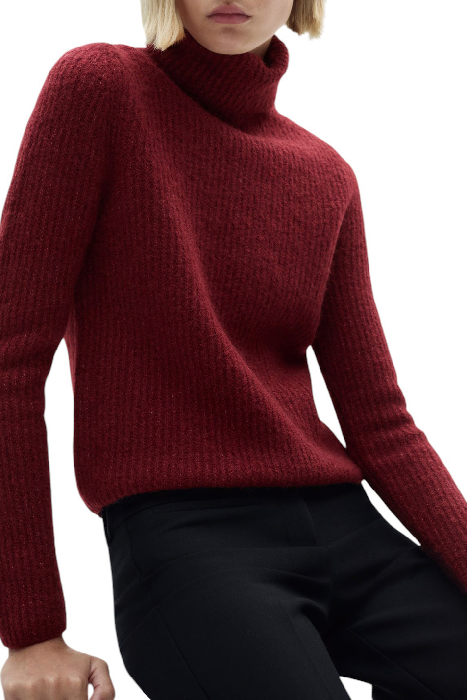 Женский Mango Свитер MOULIN однотонный (цвет ), артикул 77048277 | Фото 3