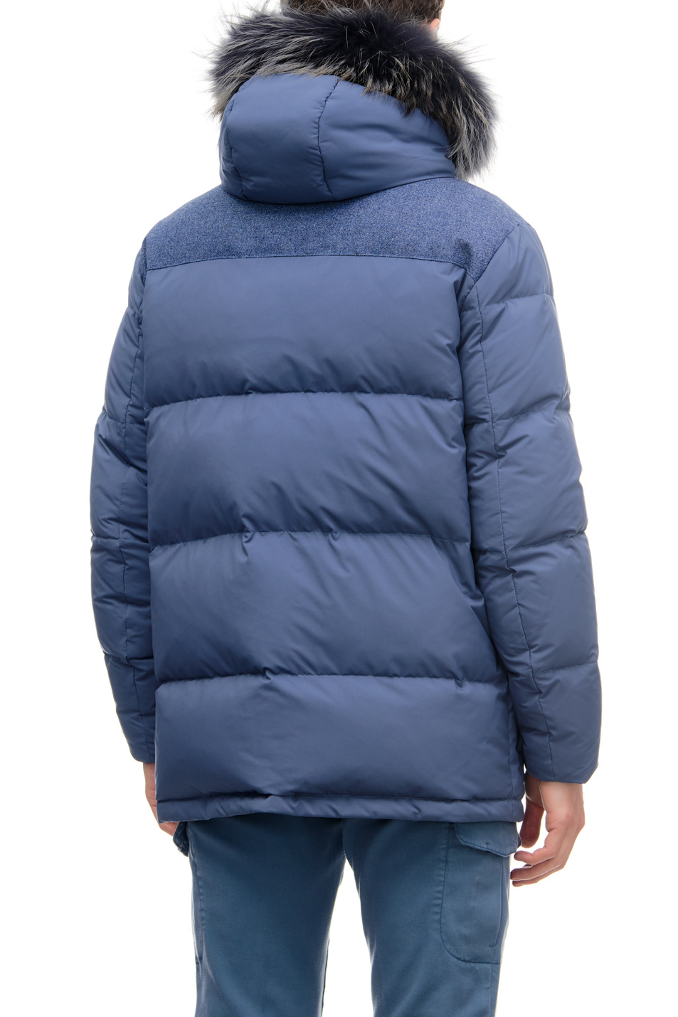 Мужской Canali Куртка с накладными карманами и съемным капюшоном (цвет ), артикул O10405SG01767 | Фото 5