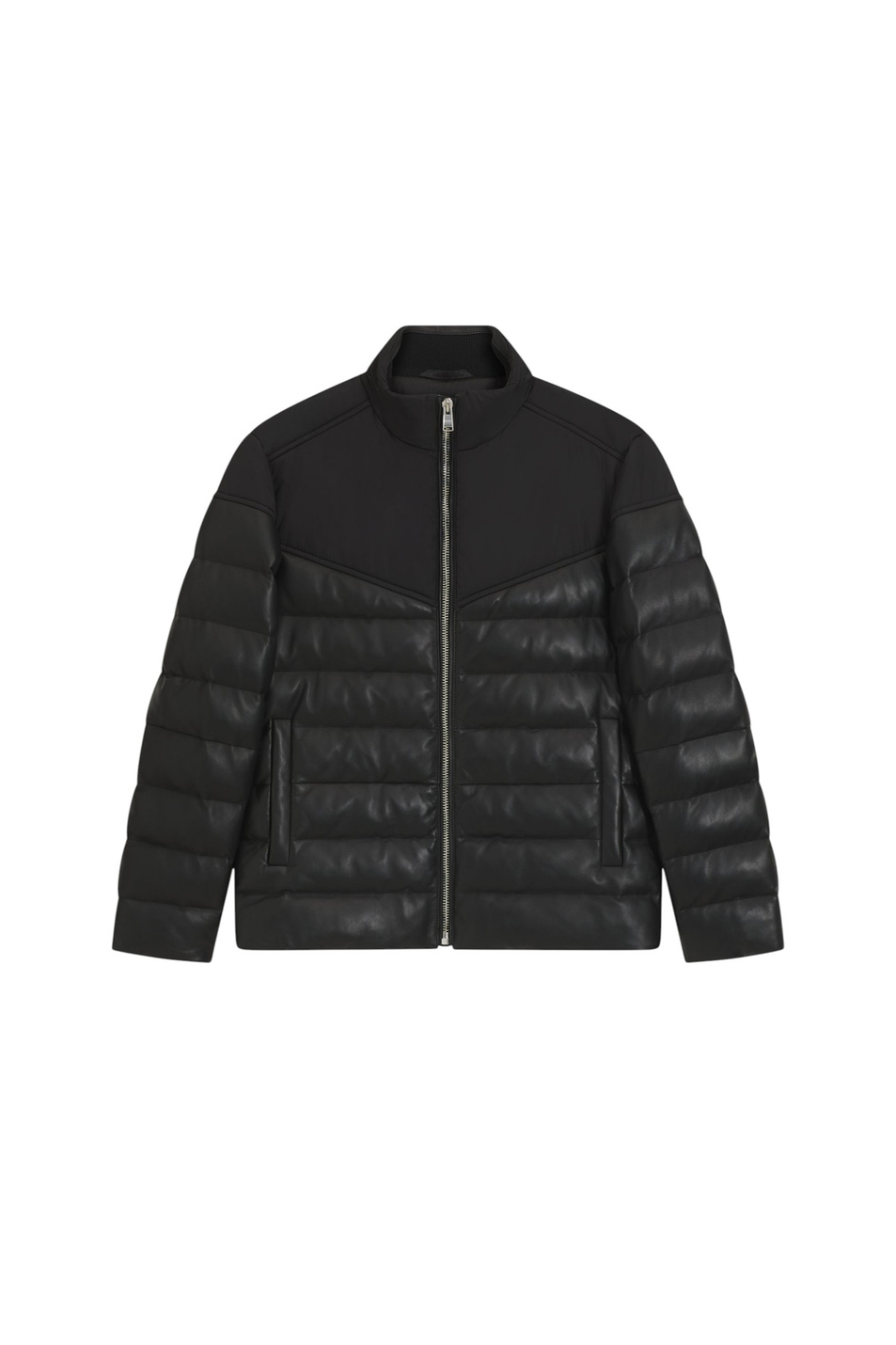 Мужской BOSS Куртка Mersino1 стеганая с кожаной отделкой (цвет ), артикул 50547672 | Фото 1