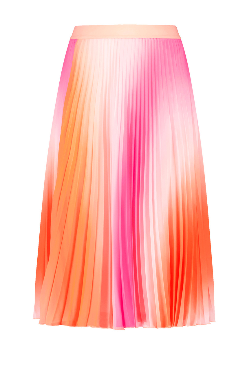 Юбка плиссированная с принтом|Основной цвет:Разноцветный|Артикул:310028-31268 | Фото 1