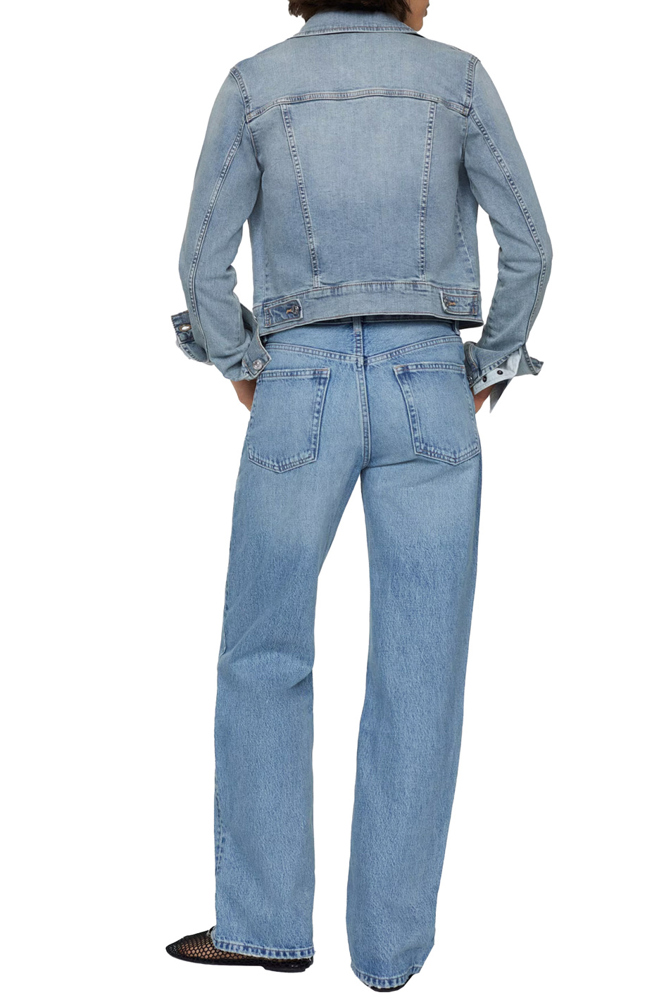 Женский Mango Куртка VICKY джинсовая с карманами (цвет ), артикул 67087698 | Фото 5