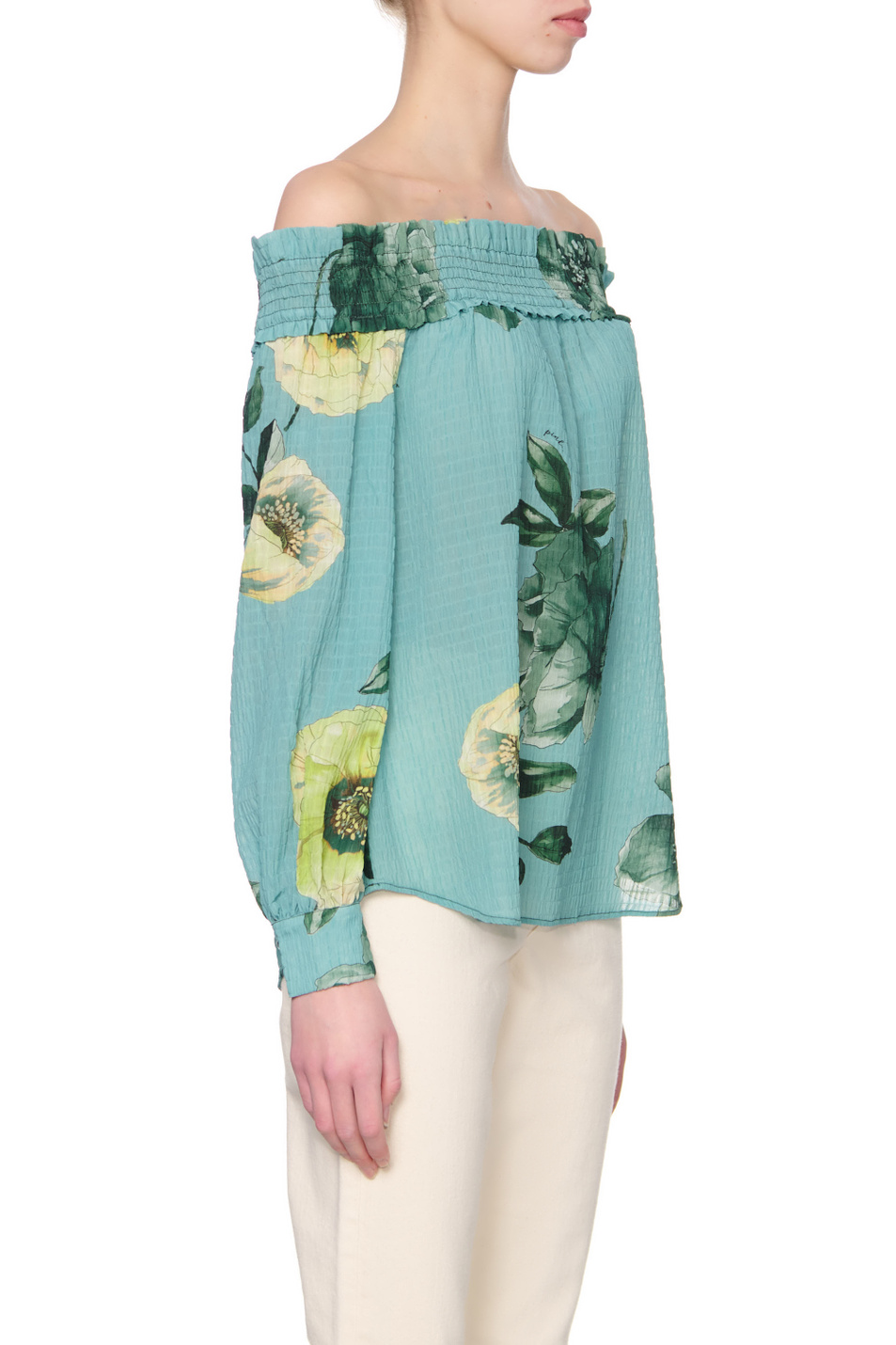 Женский Pinko Блузка с эластичным лифом и принтом (цвет ), артикул 1G17KYY7XR | Фото 5