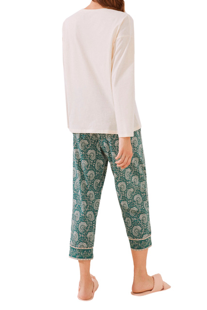 Пижама с принтом|Основной цвет:Мультиколор|Артикул:3594627 | Фото 2