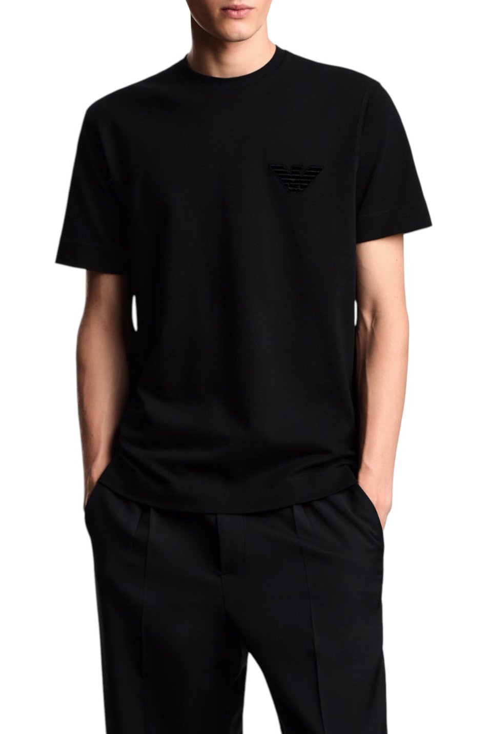 Мужской Emporio Armani Футболка с логотипом (цвет ), артикул EM002832-AF12955 | Фото 3