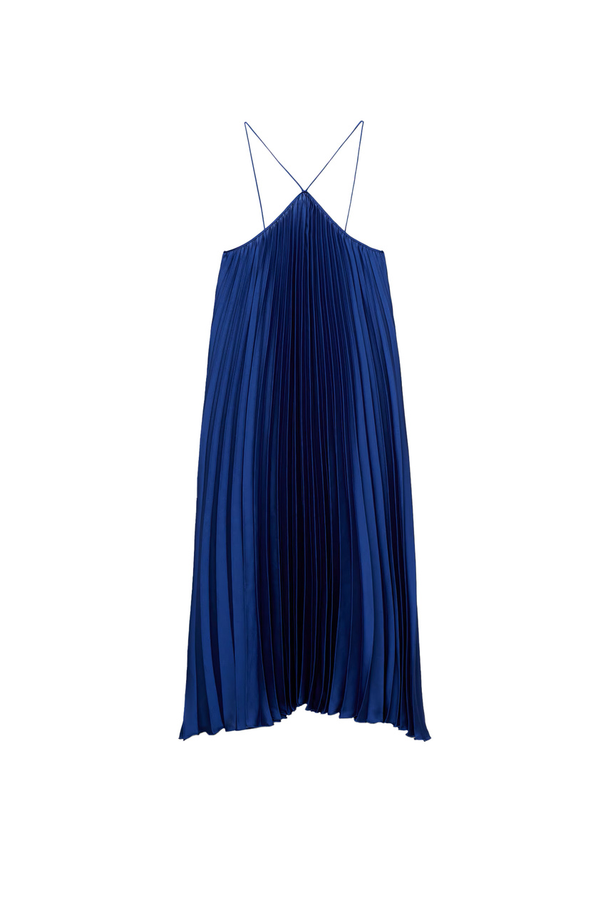 Платье SUSANE плиссированное|Основной цвет:Синий|Артикул:67009242 | Фото 1