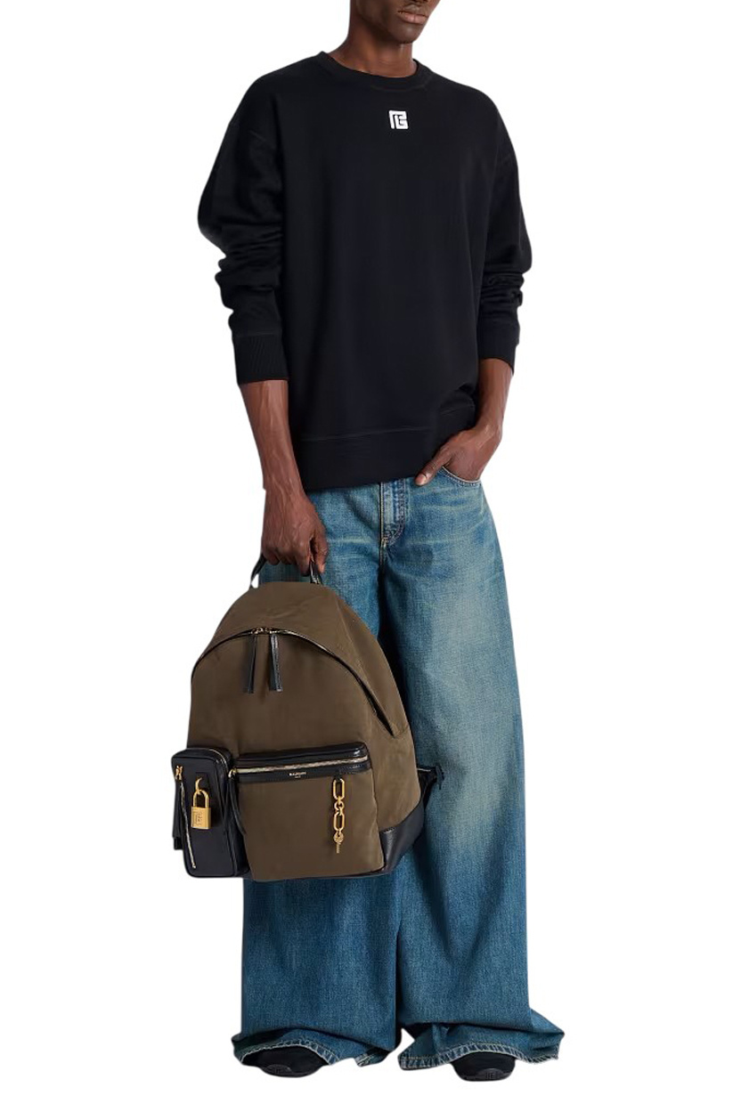 Мужской Balmain Рюкзак Pulse с кожаными вставками (цвет ), артикул GM1GE276TNRO | Фото 5