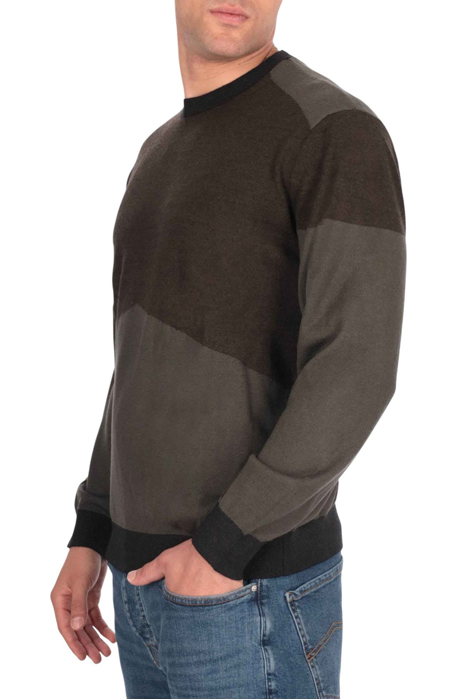 Мужской Armani Exchange Джемпер из смесовой шерсти (цвет ), артикул XM000901-AF11965 | Фото 4