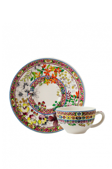 Не имеет пола Gien Набор чашек чайных с блюдцами 160 мл, 4 предмета (цвет ), артикул 17812PTH01 | Фото 1