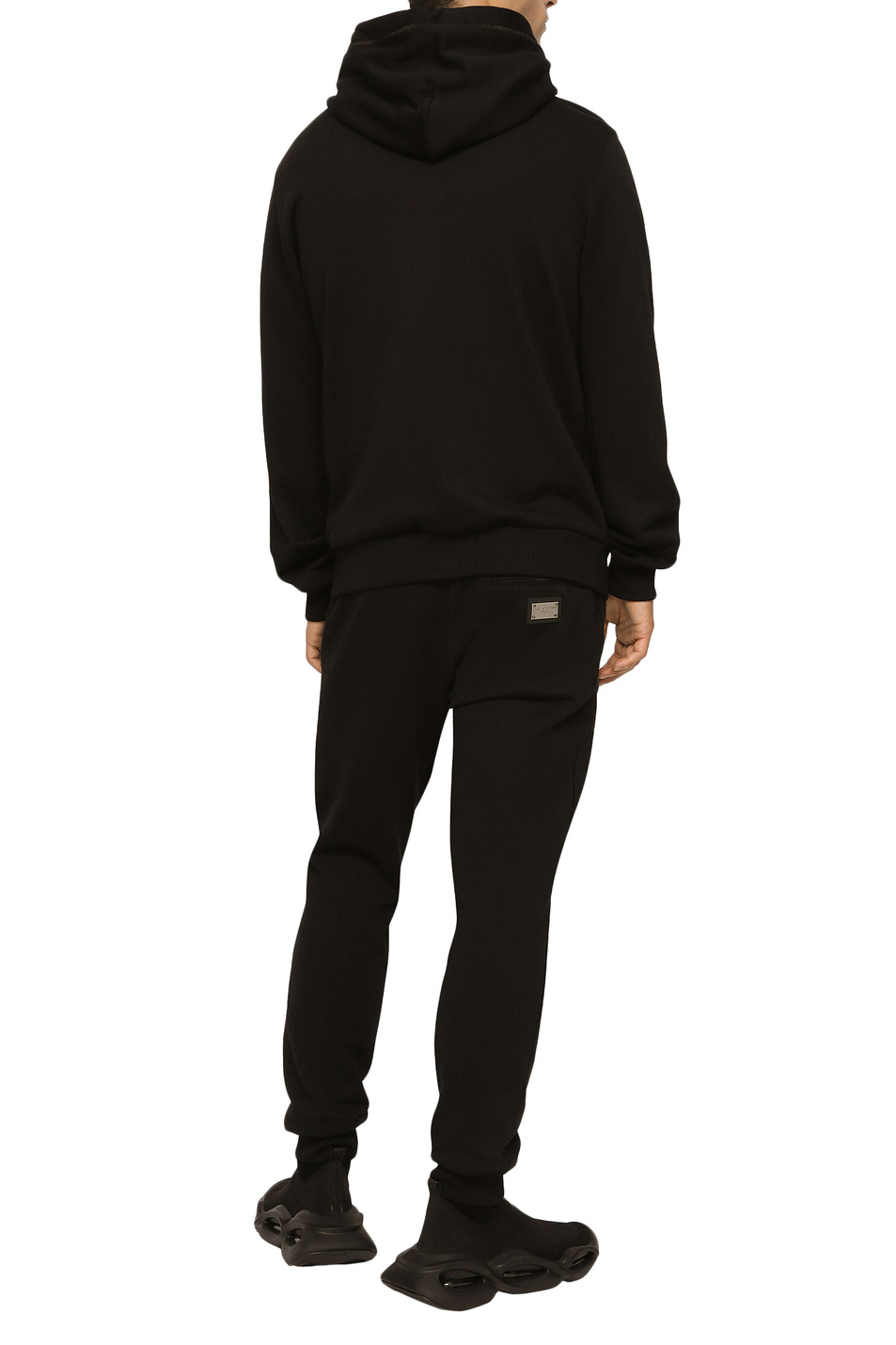 Толстовка из натурального хлопка|Основной цвет:Черный Мужской Dolce & Gabbana Толстовка из натурального хлопка (цвет ), артикул G9ABIT-G7F2G | Фото 4