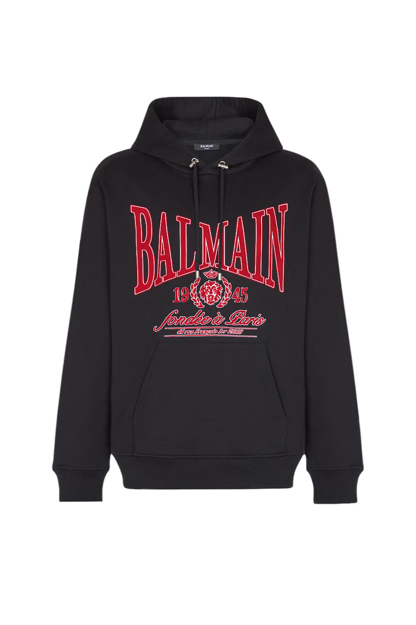 Мужской Balmain Худи из хлопка (цвет ), артикул FH0JT047GF25 | Фото 1