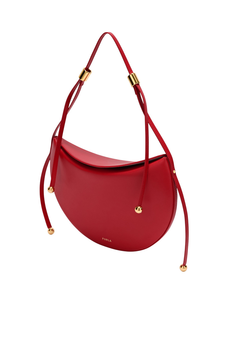 Сумка MOONSTONE M из натуральной кожи|Основной цвет:Красный Женский Furla Сумка MOONSTONE M из натуральной кожи (цвет ), артикул WB01868-BX3104 | Фото 2