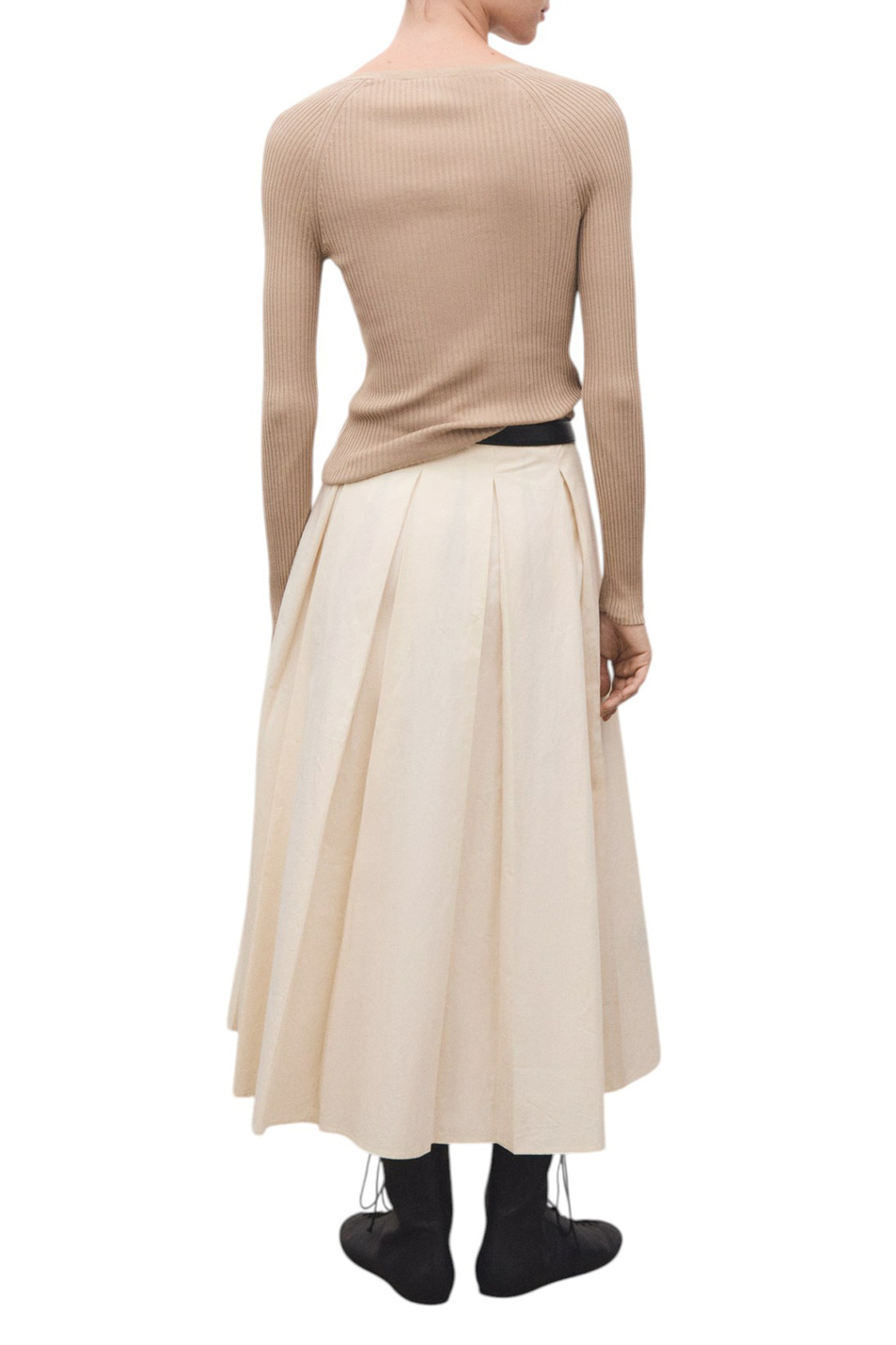 Женский Mango Джемпер SOJU с V-образным вырезом (цвет ), артикул 17005810 | Фото 4