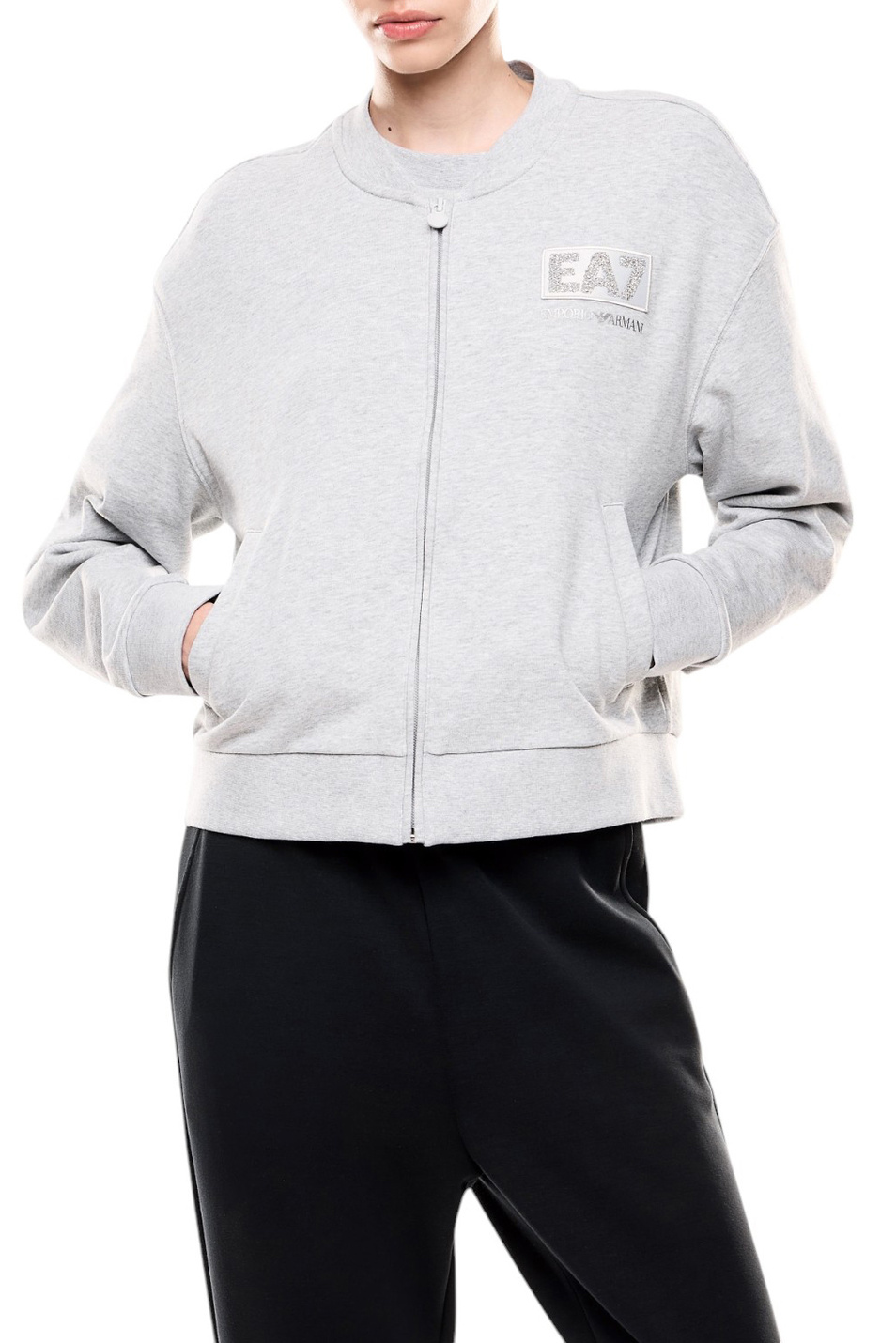 Женский EA7 Толстовка с логотипом (цвет ), артикул 7W000178-AF12473 | Фото 3