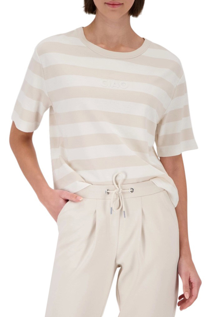 Женский Monari Футболка в полоску (цвет ), артикул 410126 | Фото 3