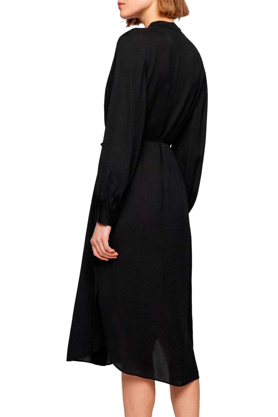 Женский BOSS Платье с длинными рукавами и поясом (цвет ), артикул 50474185 | Фото 3