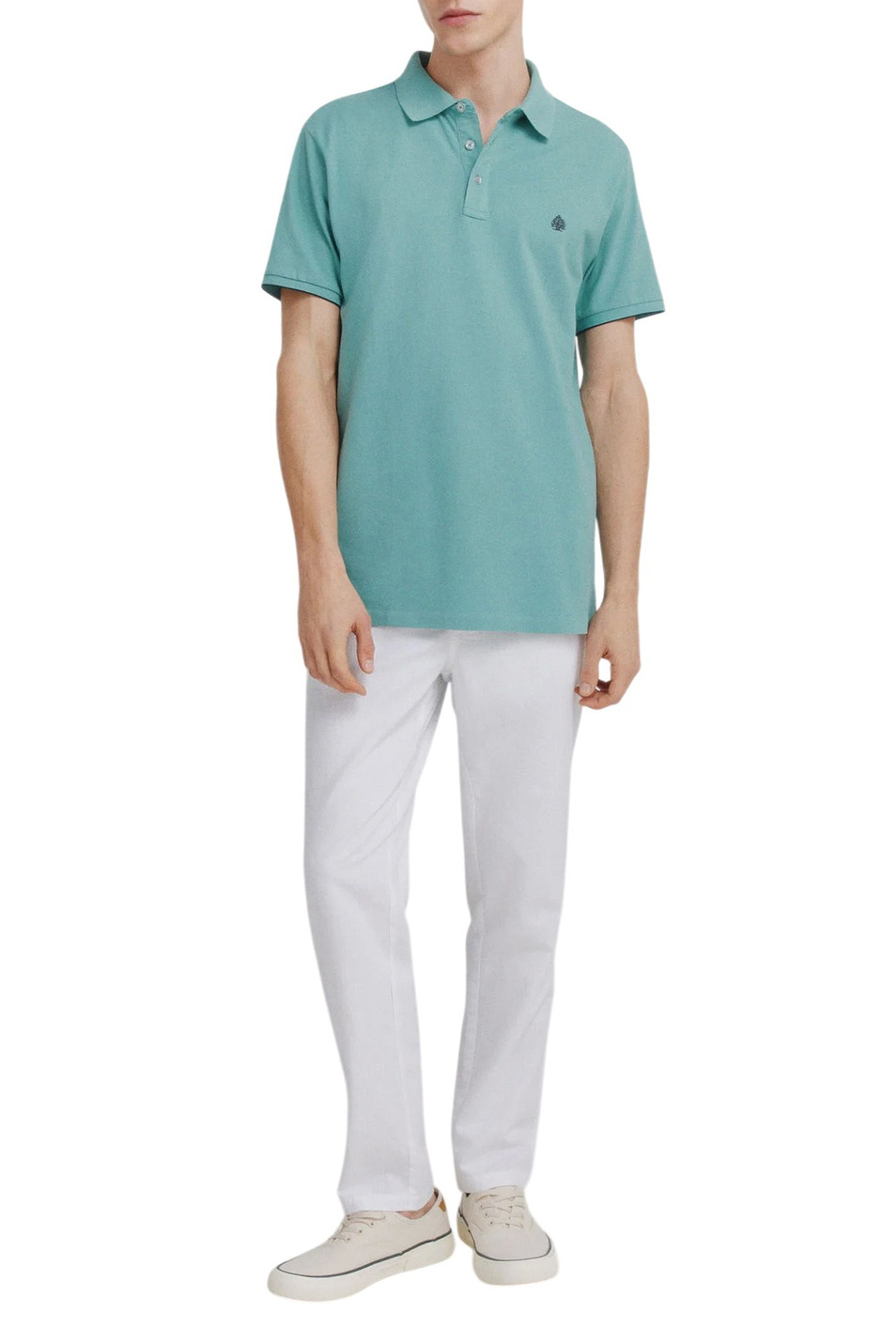 Мужской Springfield Поло из хлопка (цвет ), артикул 4403091 | Фото 2