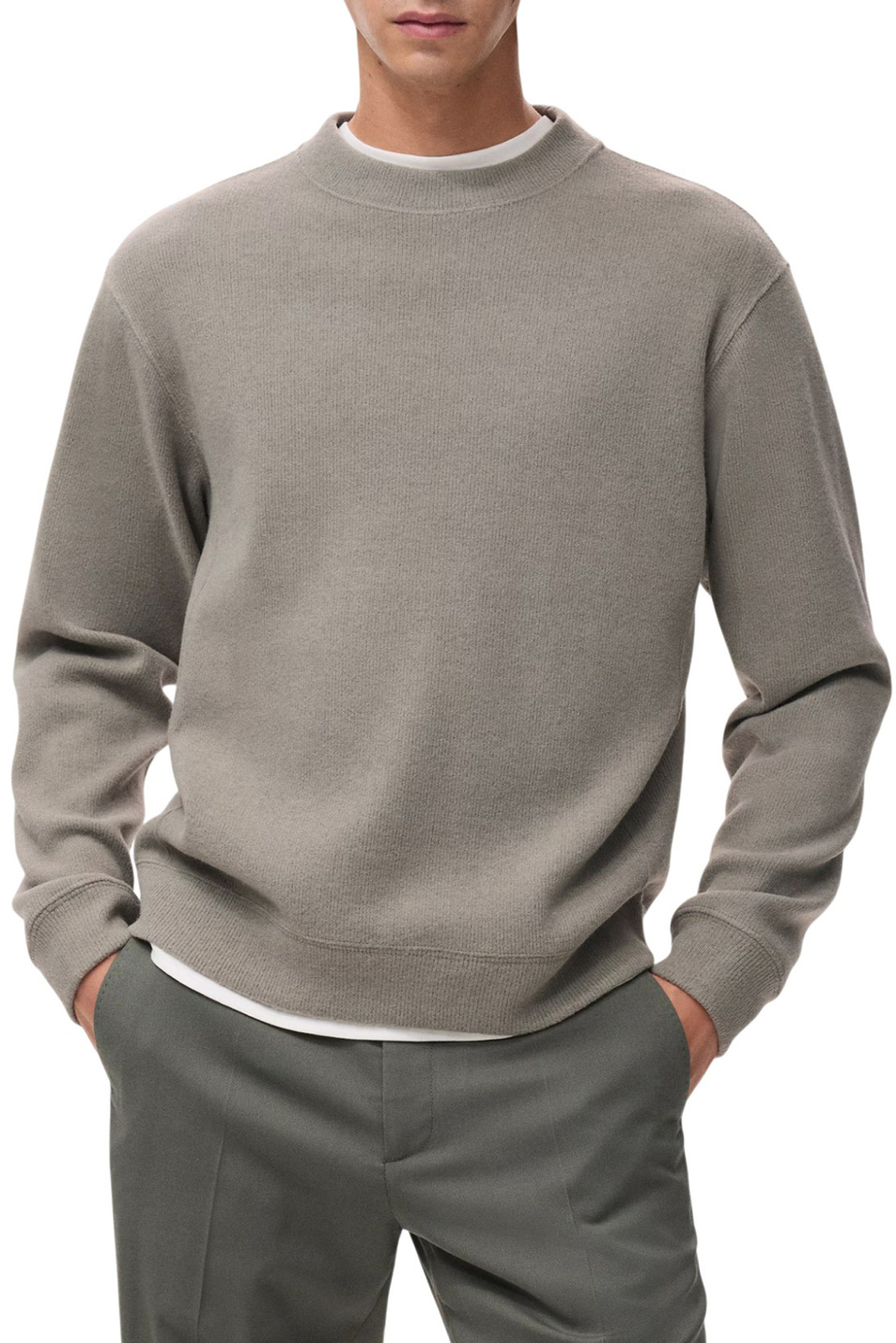 Мужской Mango Man Свитшот BESALU прямого кроя (цвет ), артикул 17007902 | Фото 3