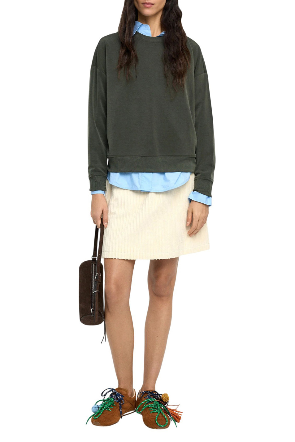 Женский Parfois Свитшот однотонный (цвет ), артикул 241922 | Фото 2