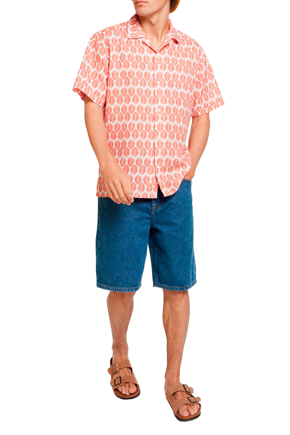 Мужской Springfield Рубашка прямого кроя с принтом (цвет ), артикул 0543014 | Фото 2
