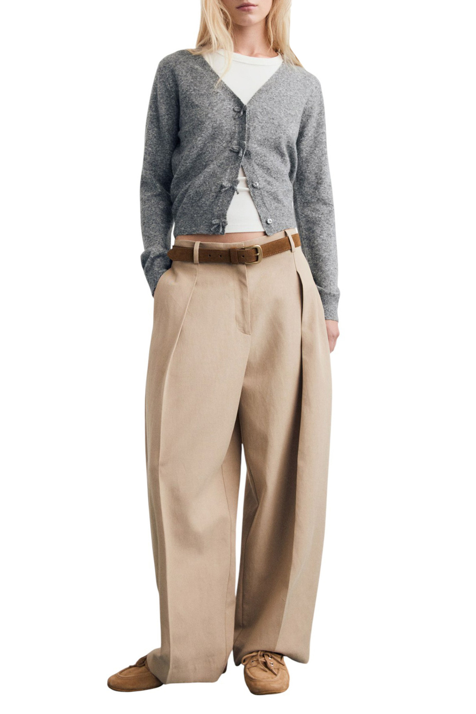 Женский Mango Кардиган LADY из смесовой шерсти (цвет ), артикул 17065808 | Фото 2